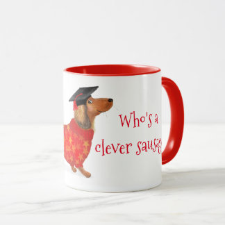Mug 'Qui est une saucisse intelligente'