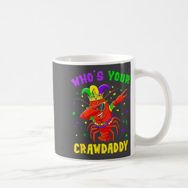 Mug Qui est votre Crawdaddy Crawfish Jester Perles Drô (Droite)