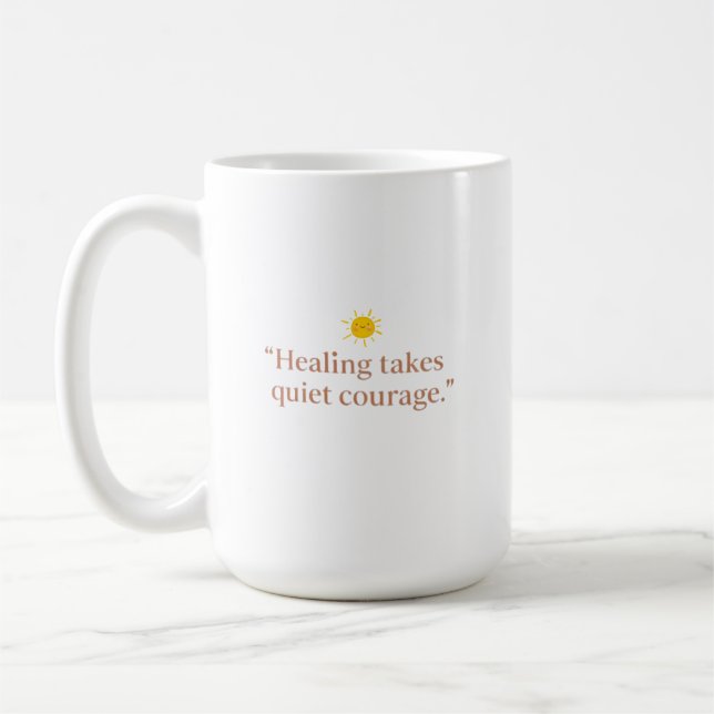 Mug Quiet Courage for Healing (Gauche)