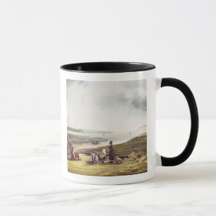 Mug Quillebeuf, des "vues sur la Seine", gravée par