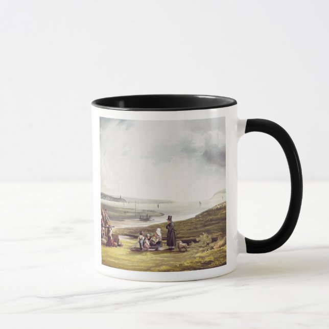 Mug Quillebeuf, des "vues sur la Seine", gravée par (Droite)