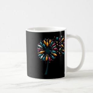 Mug Quilles de bowling Fleur de pissenlit Rétro Joueur