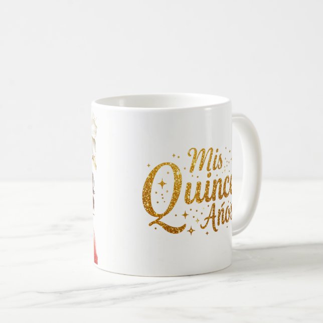Mug Quinceañera (Devant droit)