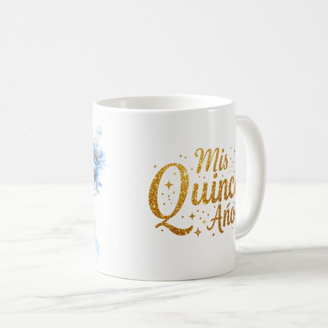 Mug Quinceañera (Devant droit)