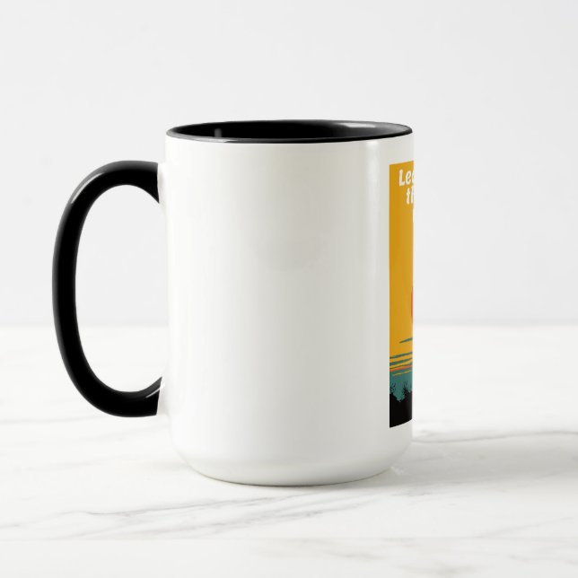 Mug Quittez la route, prenez les sentiers. (Gauche)