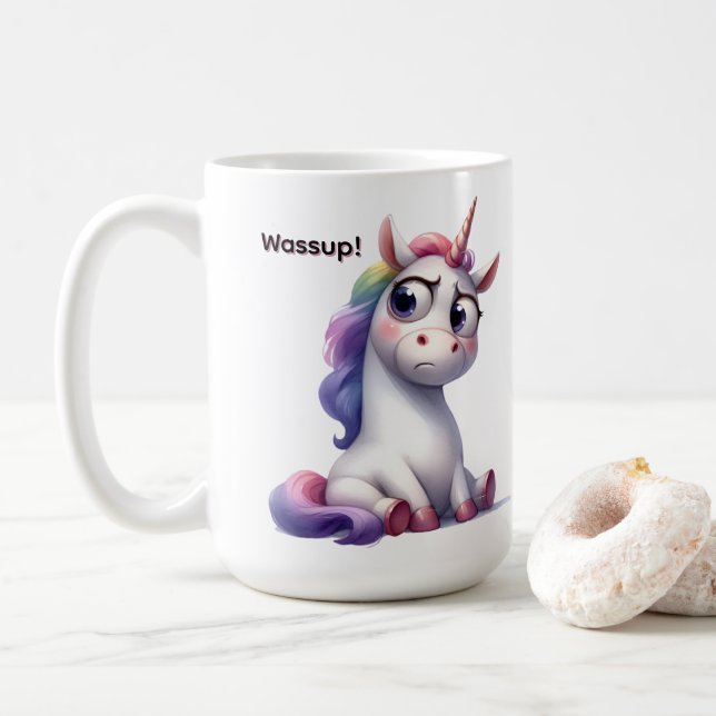 Mug Quoi de neuf ! (Avec donut)