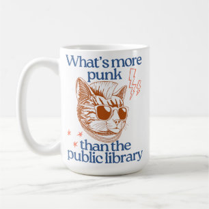 Mug Quoi de plus punk que la bibliothèque publique