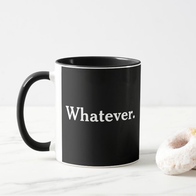 Mug Quoi que se passe-t-il ? (Avec donut)