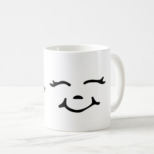 Mug Quoi qu'il arrive, continuez à sourire (Devant droit)