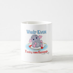 Mug Quoi qu'il flotte votre bébé éléphant