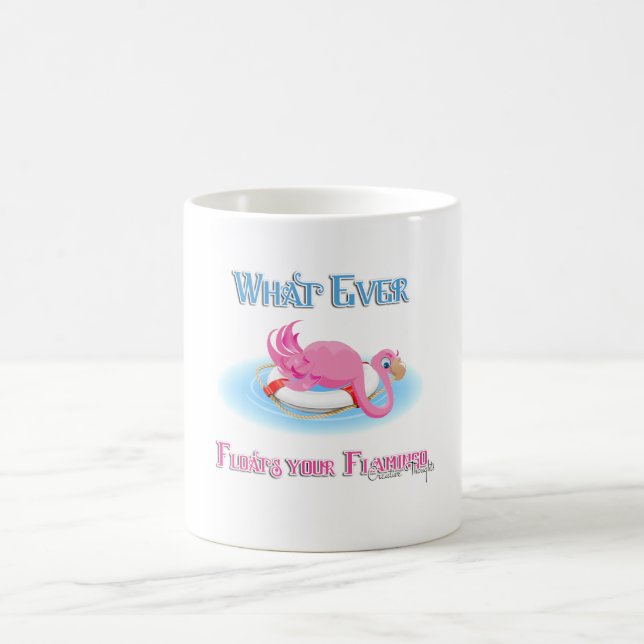 Mug Quoi qu'il flotte votre Flamant rose 3 (Centre)