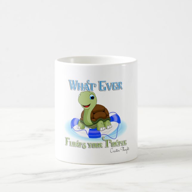 Mug Quoi qu'il flotte votre tortue 2 (Centre)