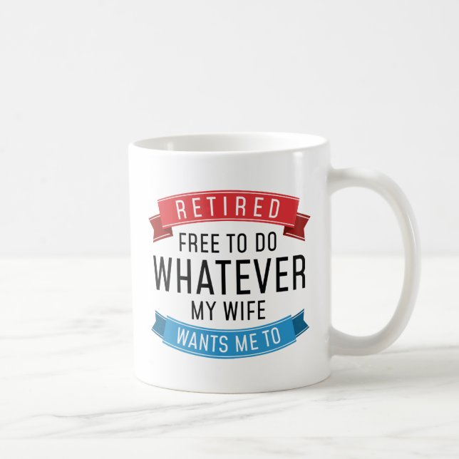 Mug Quoique Retraité (Droite)