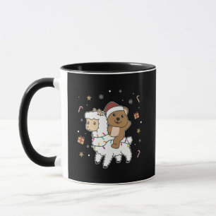 Mug Quokka Llama Christmas Snow Winter Animals