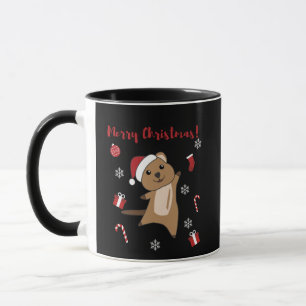Mug Quokka Noël Neige Animaux d'hiver Quokkas
