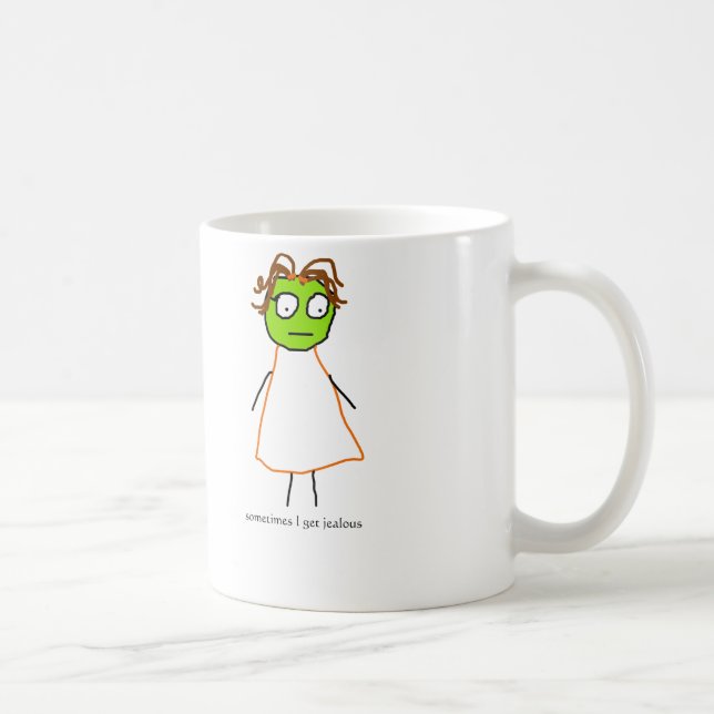 Mug quolibets de bourrique : parfois je deviens jaloux (Droite)
