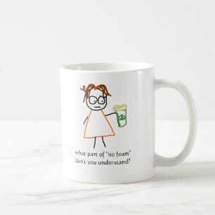 Mug Quolibets de Jenny :  "Aucune mousse ! "