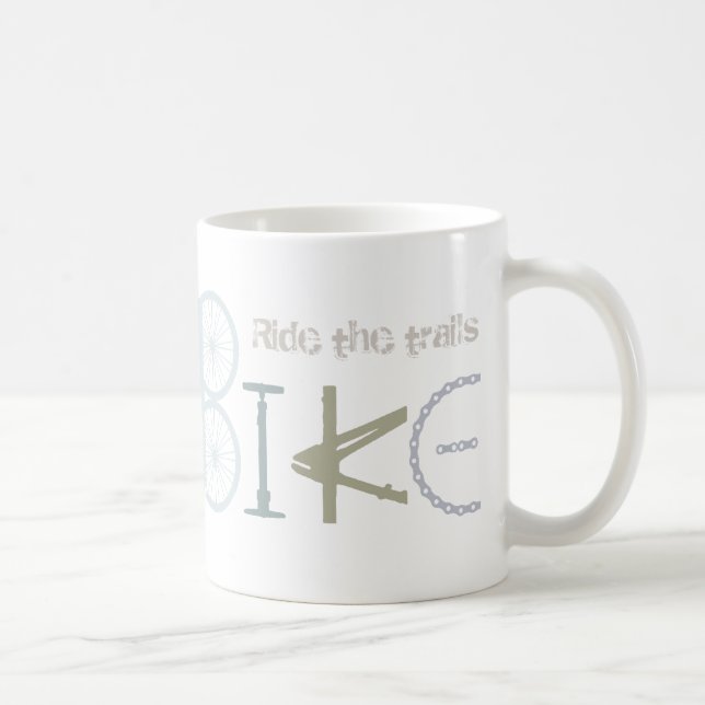 Mug Quota de sport de Ride the Trails Bike Graffiti (Droite)