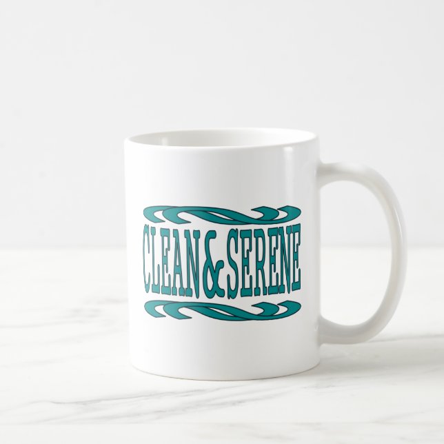 Mug Quote de récupération Inspirationnelle propre et s (Droite)
