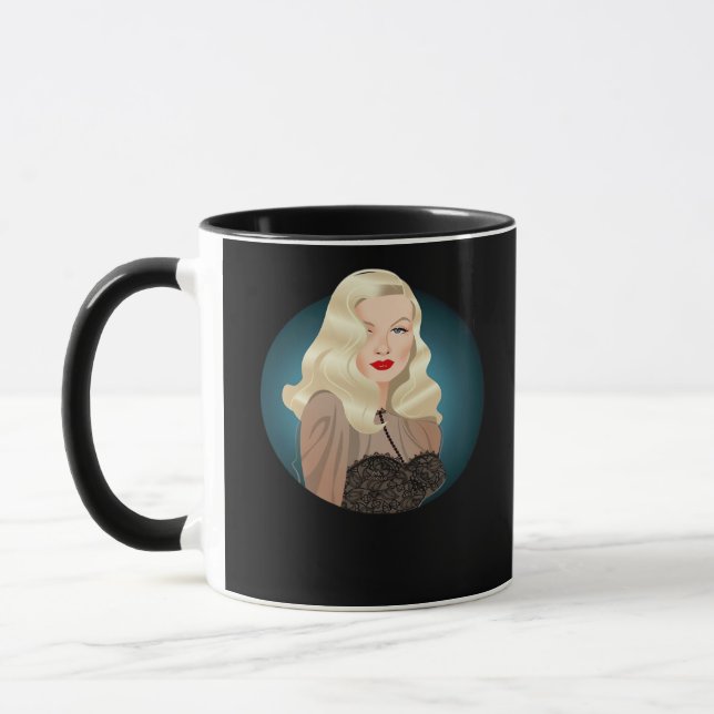 Mug Quote Peekaboo Éffrayant (Gauche)