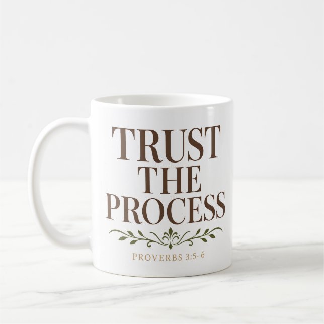 Mug Quotidien de foi dévotionnel Confiance dans le Pro (Gauche)