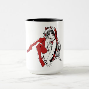 Mug R & B Manga, Neko Catgirl Furry Loli Anime