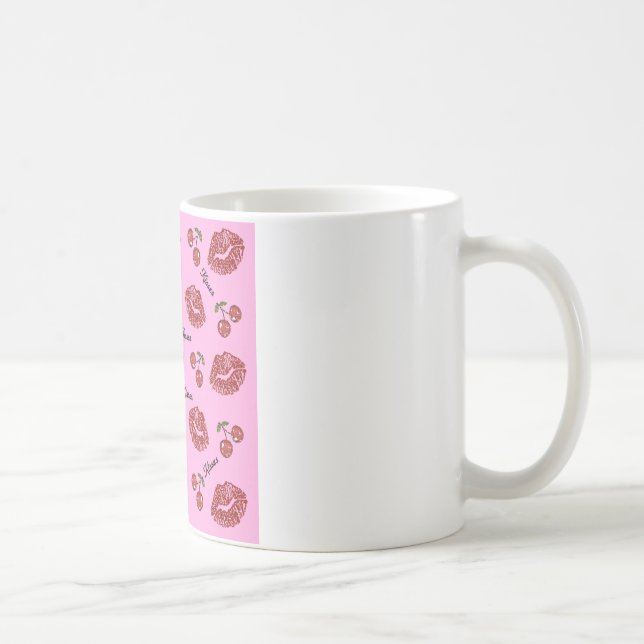 Mug RAB Rockabilly Cherry Kisses on Pink (Droite)