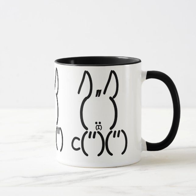 Mug Rabbit ASCII (Droite)