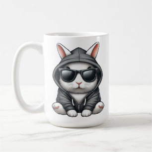 Mug Rabbit blanc cool en Sweat - shirt à capuche et lu