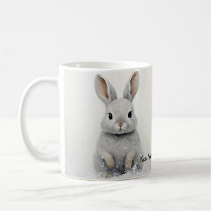 Mug Rabbit d'hiver personnalisé Animaux de compagnie A