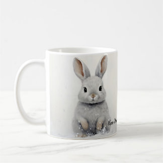 Mug Rabbit d'hiver personnalisé Animaux de compagnie A