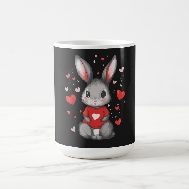 Mug Rabbit Lover Heart Girl (Centre)