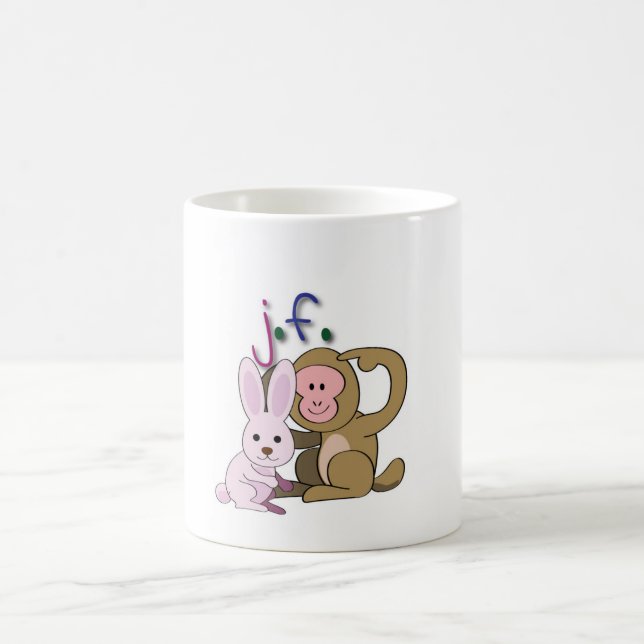 Mug Rabbit & Monkey 「兎と猿」 (Centre)