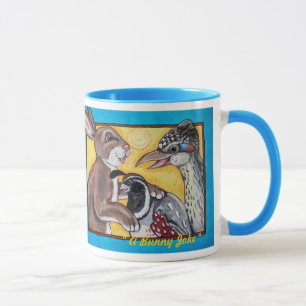 Mug Rabbit, Quail, Roadrunner Partager "Une Blague De 