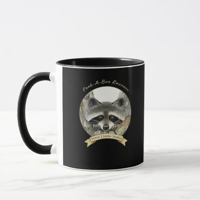 Mug Raccoon de Peekabo (Gauche)