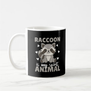 Mug Raccoon Est Mon Esprit Animal Cute Raccoon