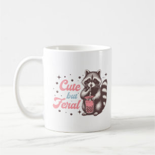 Mug Raccoon moelleux mais ferreux rétro Funny