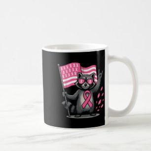 Mug Raccoon Nk Ribbon Breast Cancer Sensibilisation Mo