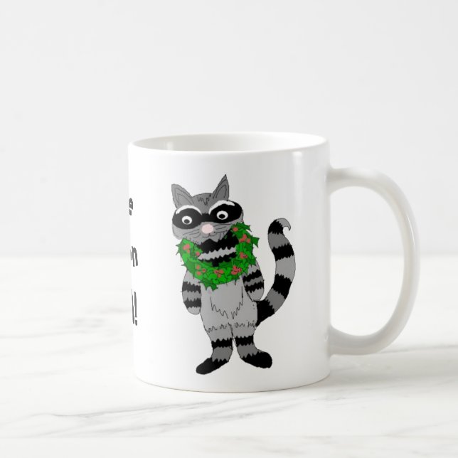 Mug Raccoon - On m'a fait tomber ! (Droite)