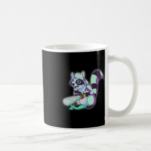 Mug Raccoon Trash Panda Scary Vaporwave 80s Animal Spo