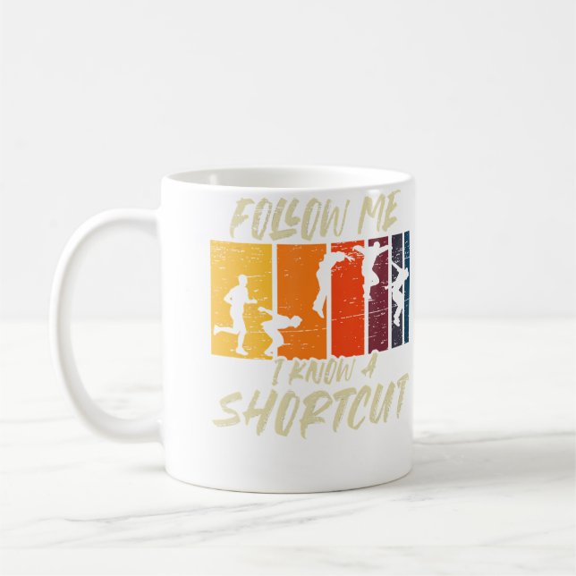 Mug Raccourci Course Saut Retournement Freerunning Par (Gauche)