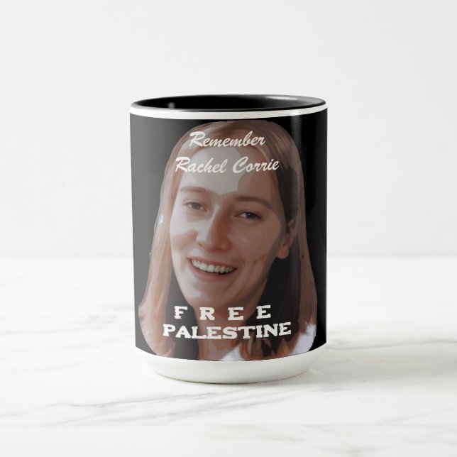 Mug Rachel Corrie Liberté Palestine (Centre)