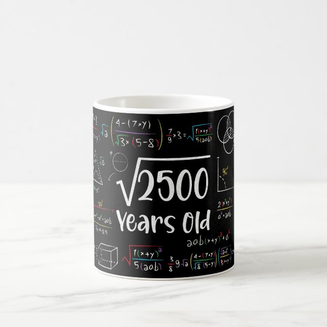 Mug Racine carré de 2500 50e anniversaire 50 ans Cadea (Centre)