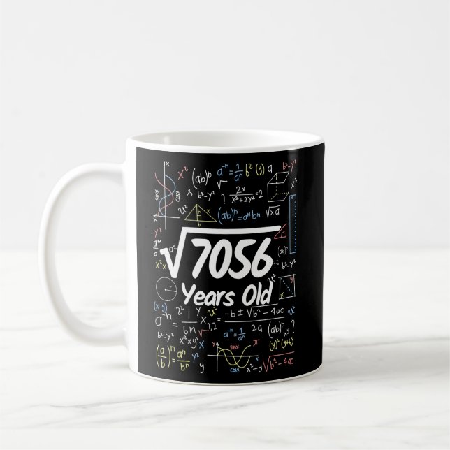 Mug Racine carré de 7056 84 Anniversaire 1 (Gauche)