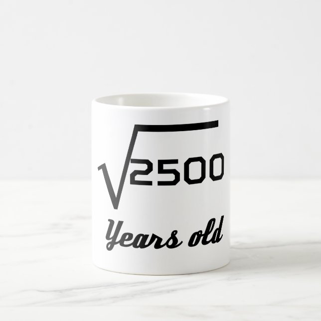 Mug Racine carrée de 2500 50 années (Centre)