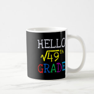 Mug Racine carrée de 49 en 7e année Premier jour de re