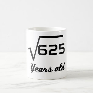 Mug Racine carrée de 625 25 années