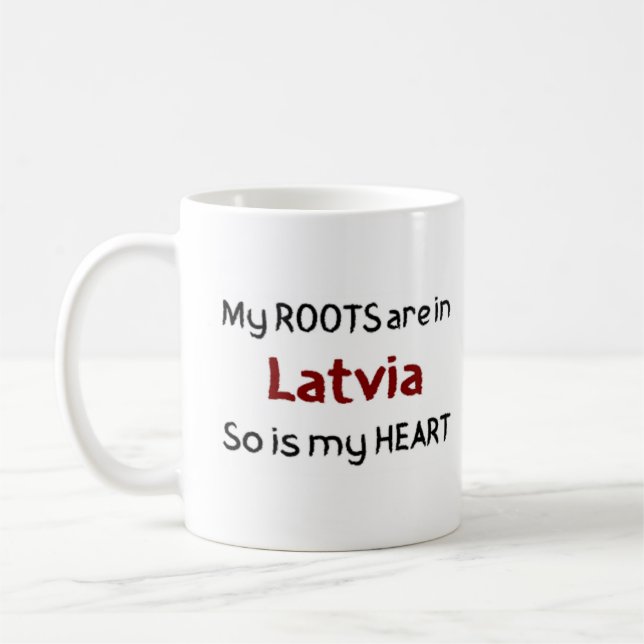 Mug racines de latvia (Gauche)