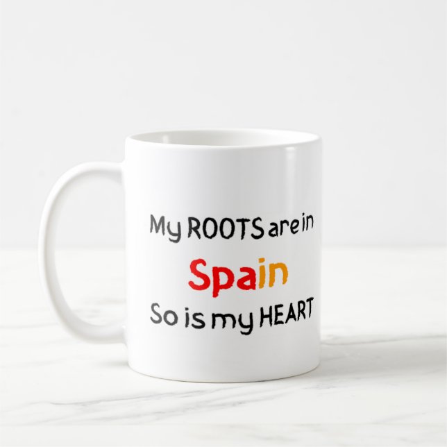 Mug racines de l'espagne (Gauche)