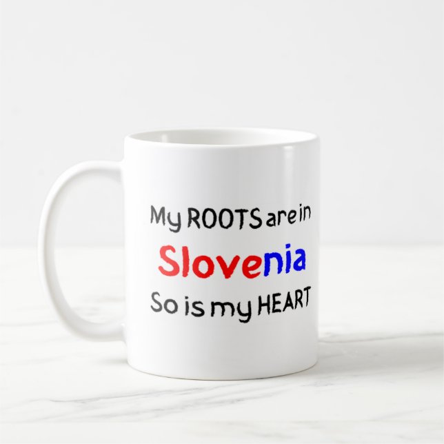 Mug racines de slovénie (Gauche)